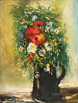 Flores Painting - RAMO CHAMPETRE Maurice de Vlaminck flores impresionismo